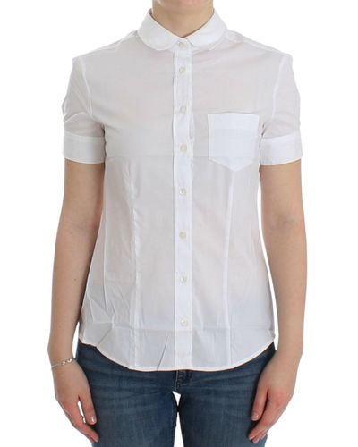 John Galliano Cotton Shirt White Sig12559