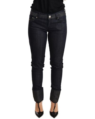 Ermanno Scervino Chic Dark Skinny Trouser Jeans - Black