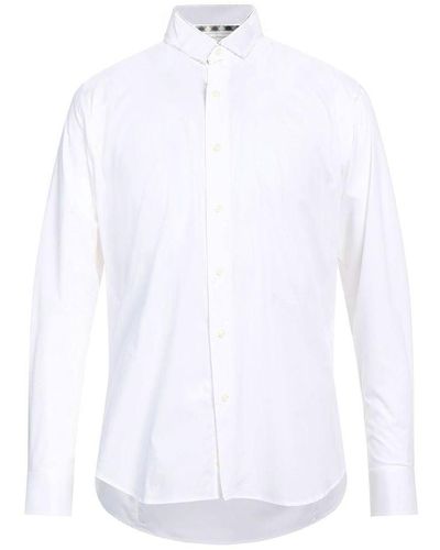 Aquascutum White Cotton Shirt