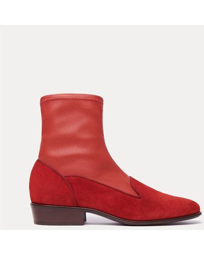 Charles Philip Alice_Suede - Red