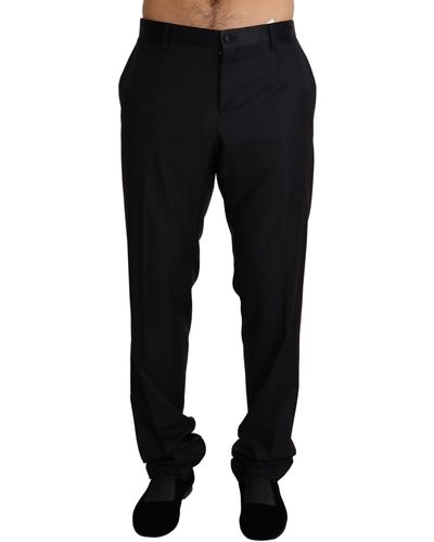Buy Neil Allyn Mens Flat Front Comfort Waist Satin Stripe Tuxedo Pants 28  Black at Amazonin