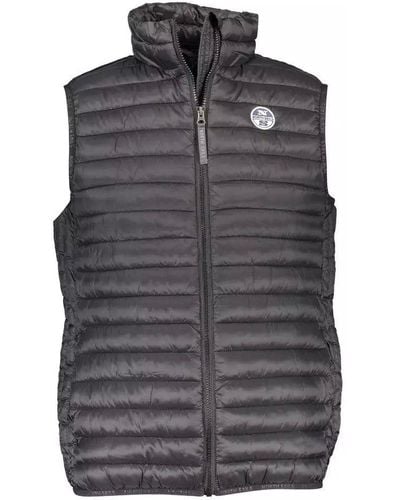 NORTH SAILS - Men's padded sleeveless down jacket with logo - Size L:  : Moda