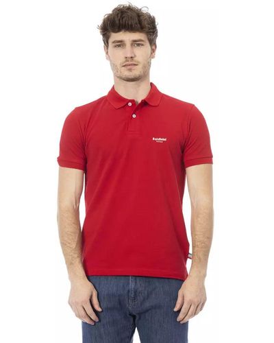Baldinini Cotton Polo Shirt - Red