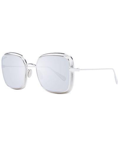 Omega Silver Sunglasses - White