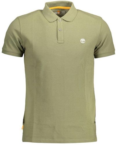 Timberland Slim Fit Embroidered Polo Shirt - Green