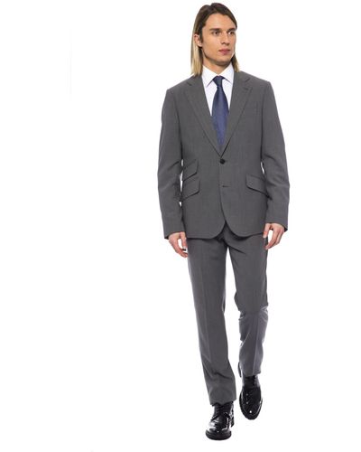 Billionaire Italian Couture Gray Wool Men's Blazer