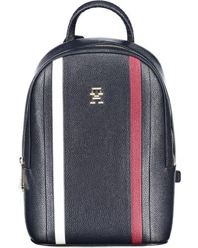 Tommy Hilfiger Elegant Backpack With Contrast Details - Blue