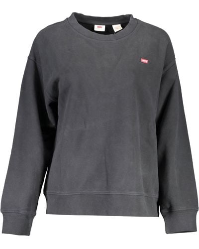 Levi's Black Cotton Sweater - Gray