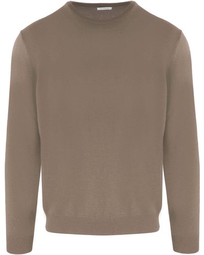 Malo Beige Cashmere Sweater - Gray