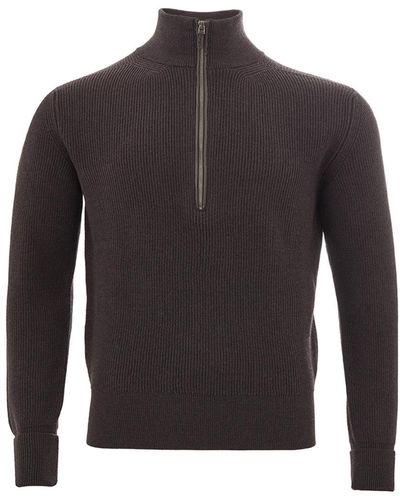 Kangra Italian Wool Turtleneck Sweater - Gray