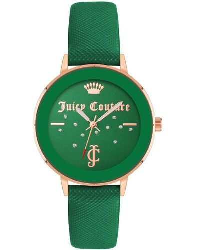 Juicy Couture Rose Gold Watch - Green