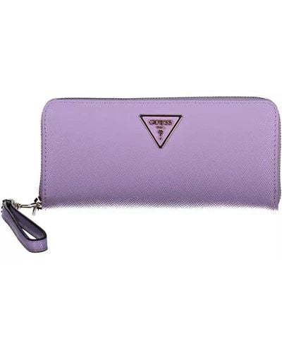 Guess Polyethylene Wallet - Purple