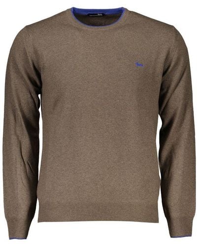 Harmont & Blaine Fabric Sweater - Brown