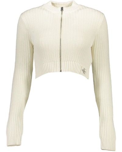Calvin Klein White Cotton Shirt - Natural