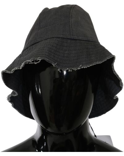 CoSTUME NATIONAL C'n'c Washed Wide Brim Outdoor Bucket Hat - Black