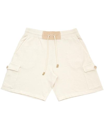 Gran Sasso Short Sweatpants With Pockets - Natural