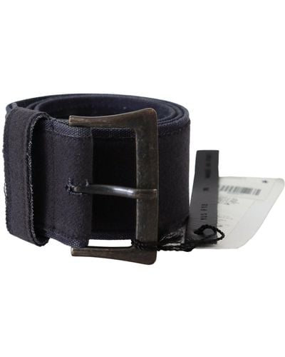 Ermanno Scervino Elegant Leather Waist Belt - Black