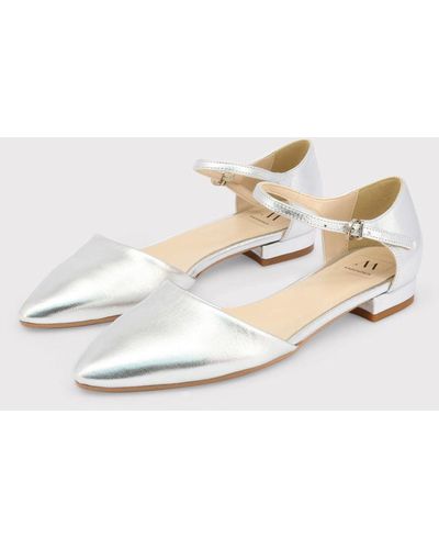Made in Italia Shoes Ballet Flats Leather - Metallic