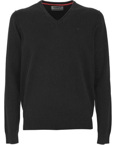 Fred Mello Cotton Sweater - Black