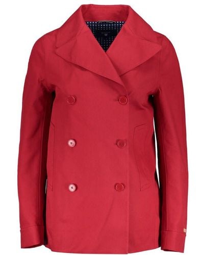 GANT Ele Cotton Sports Jacket - Red