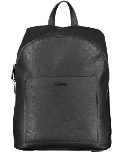 Calvin Klein Elegant Urban Laptop Backpack With Sleek Design - Black