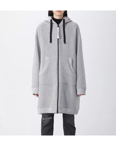 Love Moschino Wool Jackets & Coat - Gray