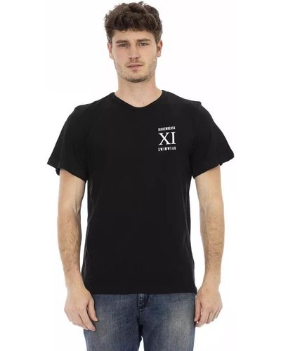 Bikkembergs B L A C K Beachwear T-shirt - Black