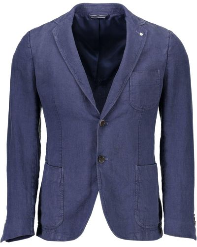 GANT Linen Jacket - Blue