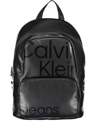 Calvin Klein Polyethylene Backpack - Black