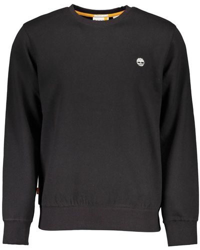 Timberland Sleek Organic Cotton Blend Sweatshirt - Black