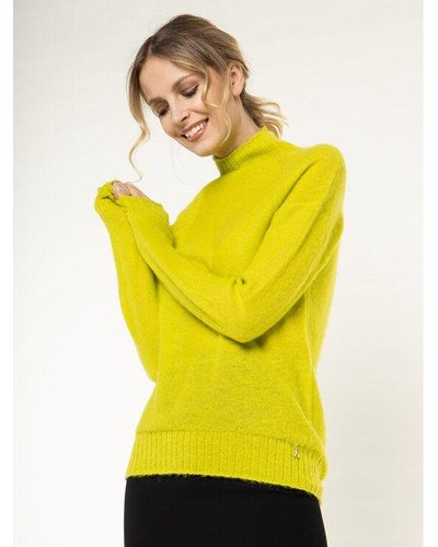 Patrizia Pepe Polyamide Sweater - Yellow