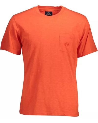 La Martina Cotton T-shirt - Orange