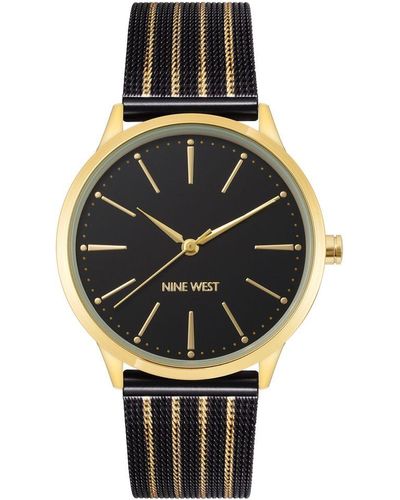 Nine West Watch Nw/2566gpbk - Metallic