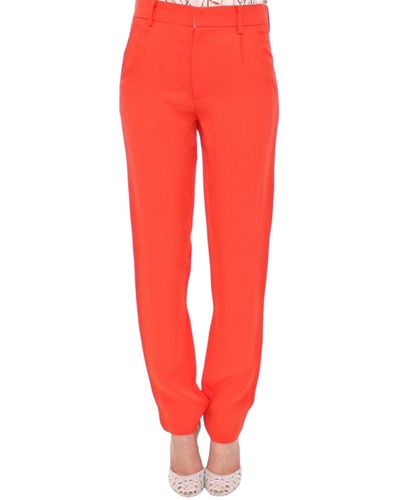 CO|TE Co|Te Chic Orange Boyfriend Pants - Italian Crafted - Multicolor