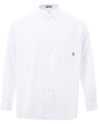 Dior Elegant Cotton Logo Shirt - White