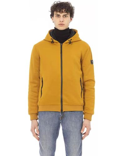 Baldinini Elegant Short Hooded Jacket - Yellow