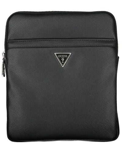 Guess Elegant Shoulder Bag With Practical Design - Black