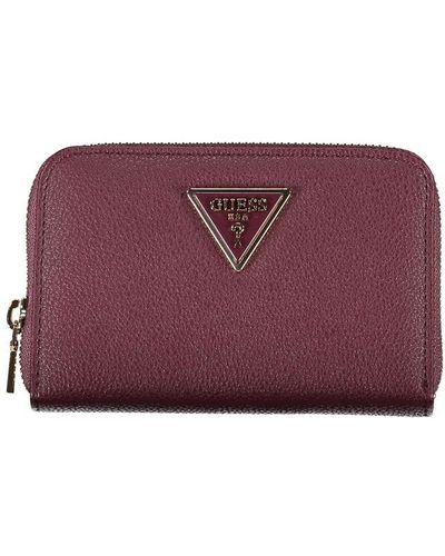 Guess Elegant Multi-Compartment Wallet - Purple