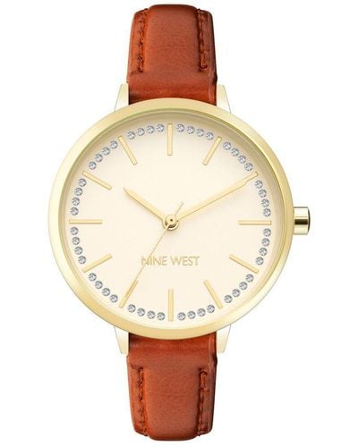 Nine West Gold Watch - White