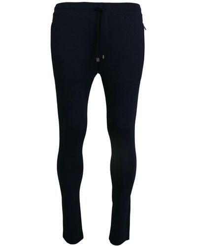Dolce & Gabbana Sport Cotton Sweat Pants - Blue