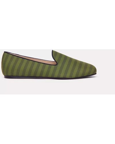 Charles Philip Cotton Loafer - Green