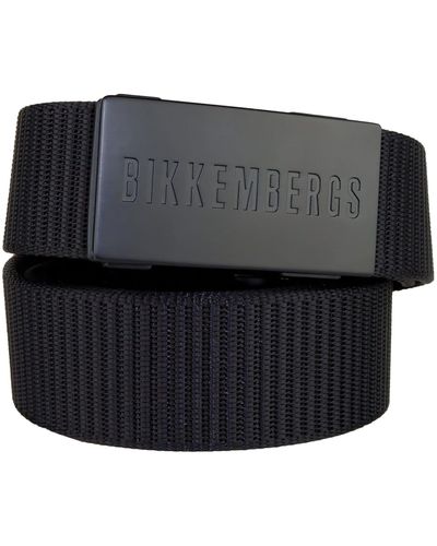 Bikkembergs Black Nylon Belt