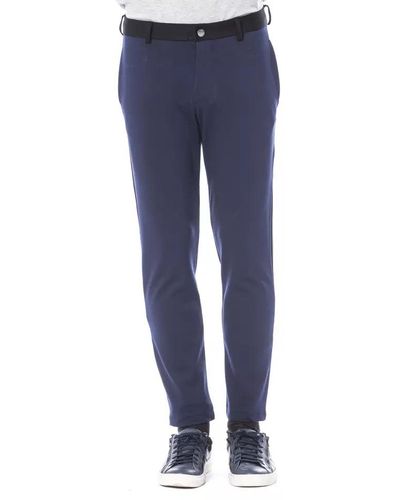 Verri Blu Navy Jeans & Pant - Blue