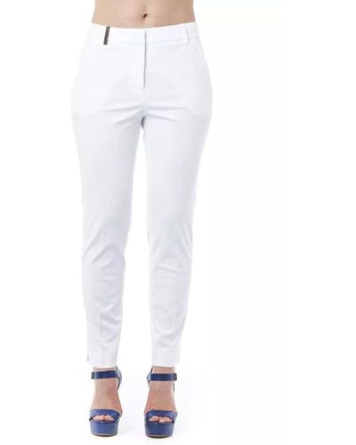 Peserico Bianco Jeans & Pant - White