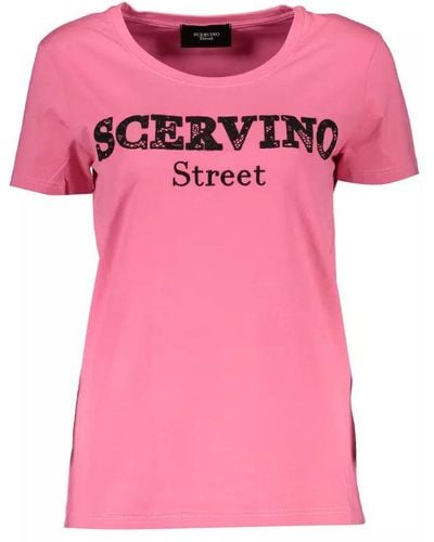 Ermanno Scervino Cotton Tops & T-shirt - Pink