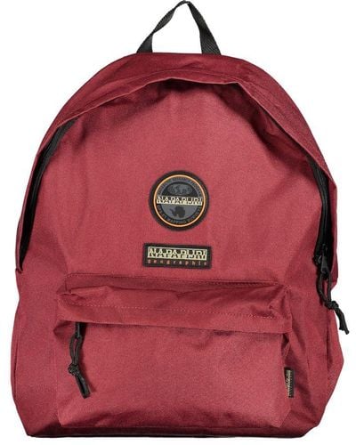 Napapijri Chic Eco-Conscious Backpack - Red