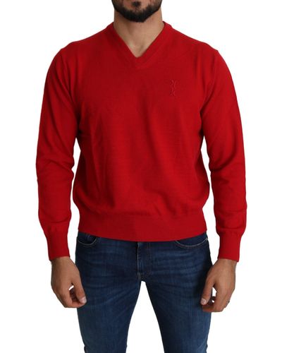 Billionaire Italian Couture Iconic Embroidered Wool Sweater
