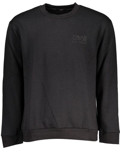 Class Roberto Cavalli Cotton Sweater - Black