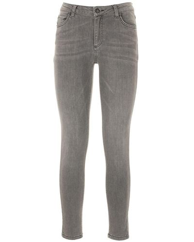 Gray Imperfect Jeans for Women | Lyst