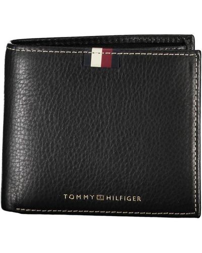 Tommy Hilfiger Elevated Leather Wallet With Coin Purse - Black